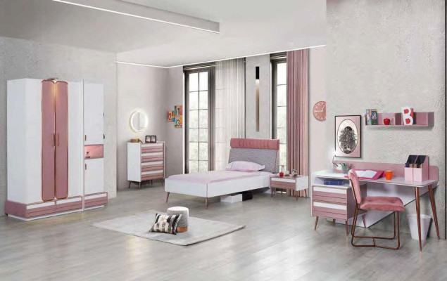 Kleiderschrank Schrank Schlafzimmer Schränke Zweifarbig Jugend Kleiderschränke