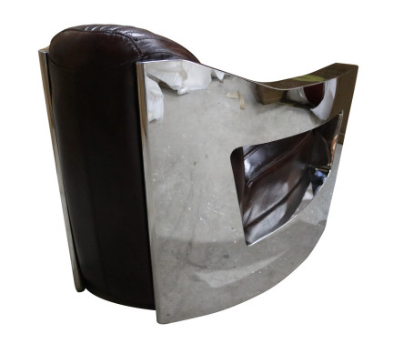 Ledersessel Sessel Aviator Clubsessel Art Deco Cocktailsessel aviator
