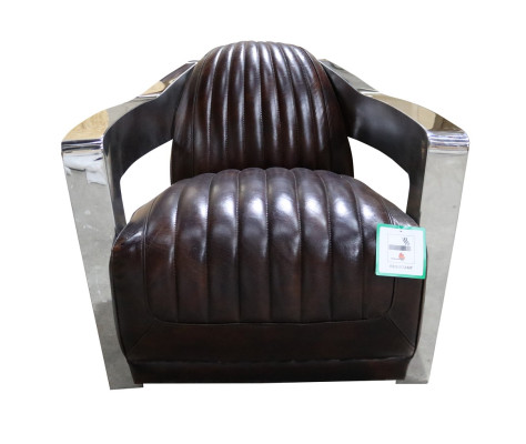 Ledersessel Sessel Aviator Clubsessel Art Deco Cocktailsessel aviator