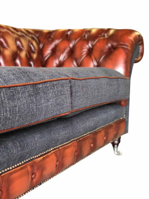 Sofa Luxus Textil Chesterfield Couch Sofas Polster 3 Sitzer Couchen Neu