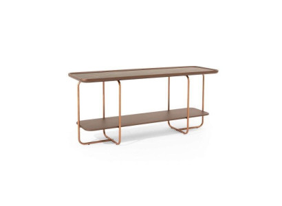 Modern Konsolentisch Gold Farbe mit Porzellan Arbeitsplatte Stilvoll