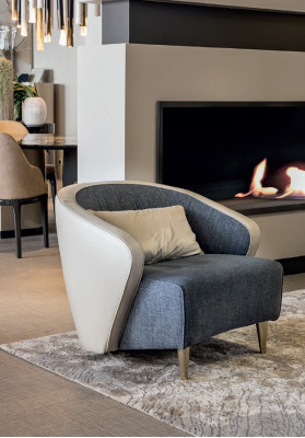 Wohnzimmer Sofa 2xSessel Couchtisch Hocker Möbel Design Bizzotto Neu 5tlg.Set