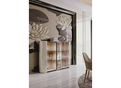 Vitrine Design Vitrinen Esszimmermöbel Wohnzimmer Bizzotto Italienische Möbel