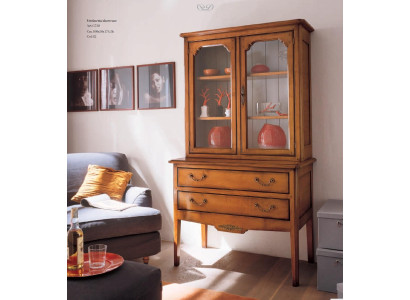 Vitrine Esszimmer Anrichte Holz Schränke Möbel Wohnzimmer Anrichte Glas Schrank