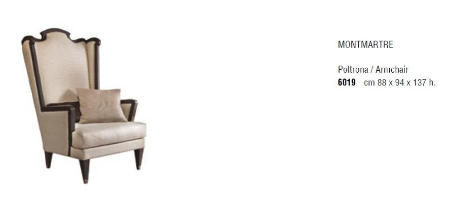 Design Sessel Ohrensessel Italienische Möbel Polster Sofa 1-Sitzer mit Textil