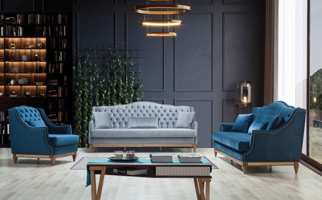 Luxus Möbel Polster Couch Holz Italien Polster Sofa Klassische Couchen