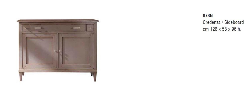 Klassische Anrichte Konsole Regal Holz Buffet Kommode Kommoden Schrank Italien