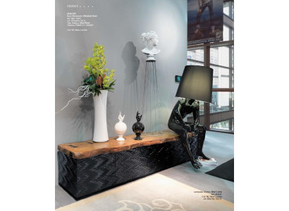 Wohnzimmer Stehlampe Leuchte Steh Leuchten xxl Design Lampe Figur Skulptur Neu