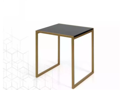 Wohnzimmer Beistelltisch Möbel Stil Modern Material Edelstahl Design