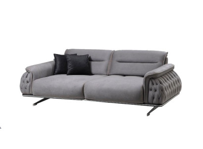 Designer weich 3 Sitzer Sofa für Wohnzimmer Textil Polstermöbel neu Luxus