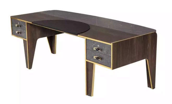 Luxus Schreibtisch Büro Set 4 tlg. Schrank Tisch Schreibtisch Couchtisch 4tlg