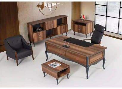 Klassisches Komplett Büro Einrichtung Schreibtisch Aktenschrank Büro Einrichtung