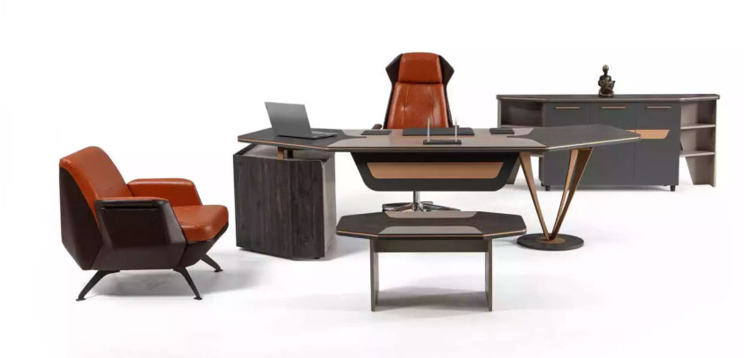 Eckschreibtisch Büromöbel Arbeitszimmer Luxus Möbel Modern Tisch Neu