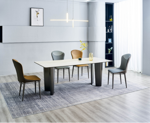 Stilvolle Esszimmergarnitur Designer Esstisch 6x Stühle 7tlg. Luxus Set