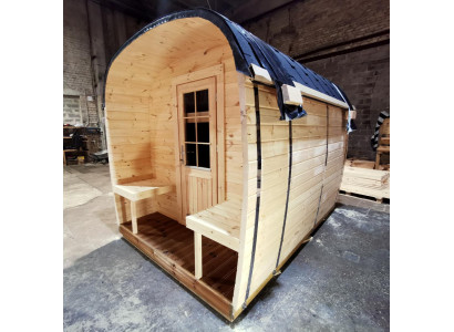 Sauna Holz Trockensauna Garten Holzsauna Outdoor Saunas 300x230x270