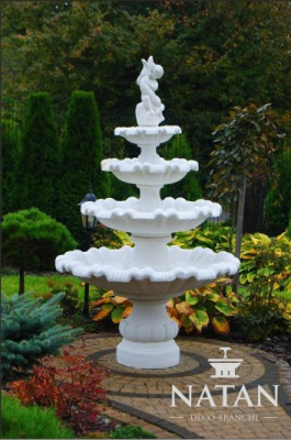 Zierbrunnen Springbrunnen Brunnen Garten Dekoration Fontaine Teich GRECO RAGAZZI