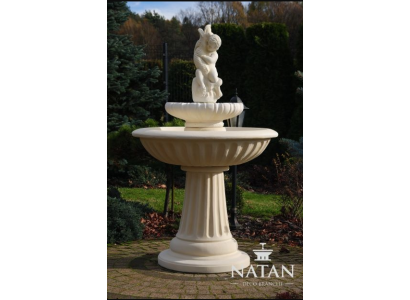 Zierbrunnen Springbrunnen 150cm Skulptur Brunnen Deko Garten Fontaine Teich Neu
