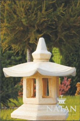 Außenleuchte Laterne Lampe Terrassen Stein Skulptur Leuchte Beleuchtung Garten