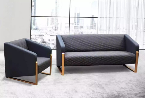 Sofa 2 Sitzer Luxus Möbel Couch Modern Designer Arbeitzimmer Büro Möbel