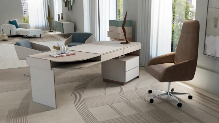 Moderner Luxus Drehbarer Sessel Lounge Sitzkomfort Polster Lehn Möbel Bizzotto