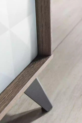 TV-Ständer Lowboard Wohnwand Modern Design Sideboard Holz