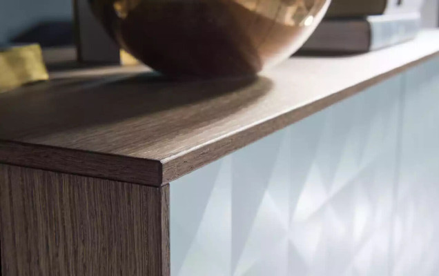 Design Wandschrank Regal Wohnzimmer TV-Ständer Holz Wand Regale
