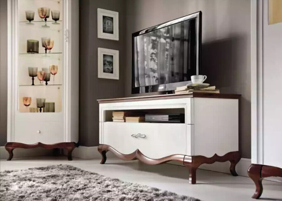 TV Ständer RTV Lowboard Sideboard Holz Modern Wohnzimmer Möbel