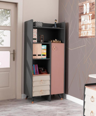 Bücherschrank Schränke Setra Bücherregal Wohnwand Wohnzimmer Wand Regal