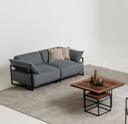 Wohnzimmer Textil Sofa 3 Sitzer Luxus Möbel Sitz Design Couch Lounge neu