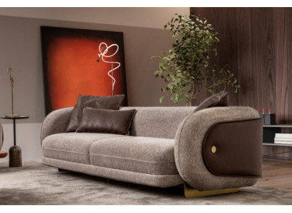 Wohnzimmer Textil Sofa 4 Sitzer Luxus Möbel Sitz Design Couch Lounge neu