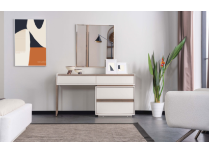 Weißer Schminktisch Designer Kosmetiktisch Schlafzimmer Robuster Tisch
