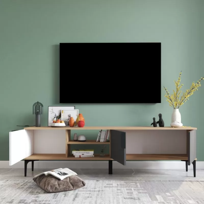 Lowboard RTV TV-Stand Modern Design Rechteckig Holz Material Luxus Design