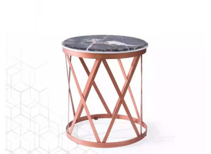 Wohnzimmer Beistelltisc hluxuriös Luxus Möbel Tisch braun Design neu