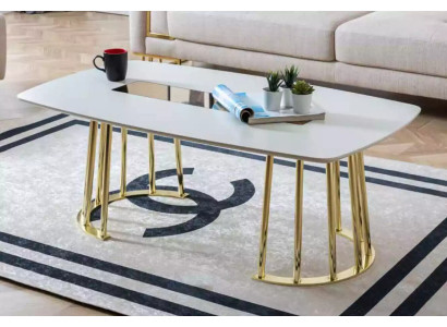 Couchtisch weiß Modern Wohnzimmer Möbel Tisch Luxus Design neu Luxus
