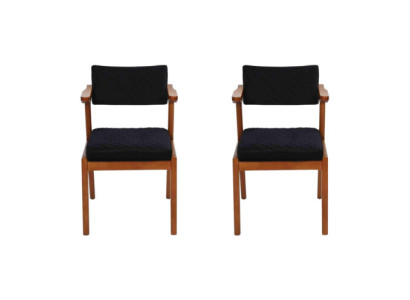 Esszimmer Stuhl Modern Holz Möbel 2x Stühle Luxus Design Einrichtung Neu