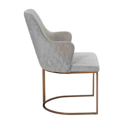Luxus grau Esszimmerstühle stilvoll Küchenstühle Moderne Design 6x Stühle neu