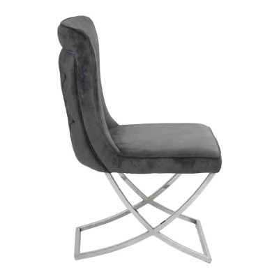 Designer 2x Stühle Luxus Chesterfield Polster Stühle Sessel Wohn Ess Zimmer