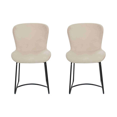 Esszimmerstuhl 2x Stühle Esszimmer Modern Stuhle Metall Design Weiß neu