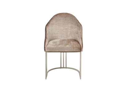 Esszimmer Stuhl 1 Sitzer Sessel Edelstahl Luxus Modern Möbel Design neu