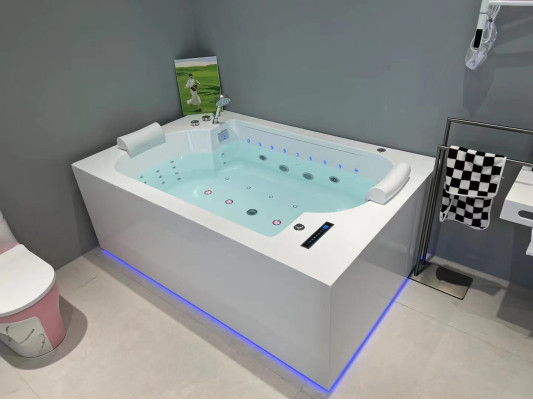 Badewanne Wanne Indoor Whirlpool Badewanne Spa Wanne LED 180x120