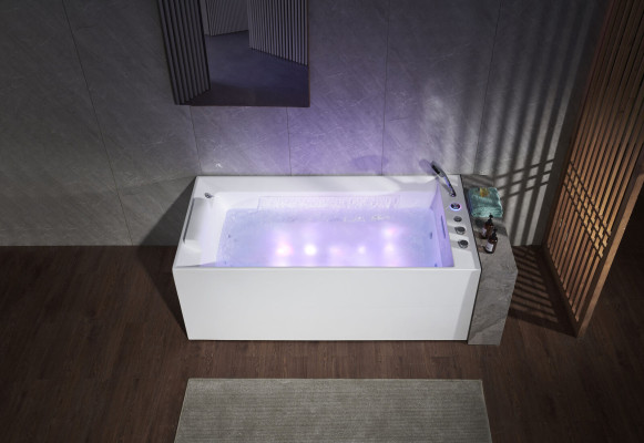Design Badewanne Sprudel Jacuzzi Whirlpool Wanne Luxus Wanne Wellness