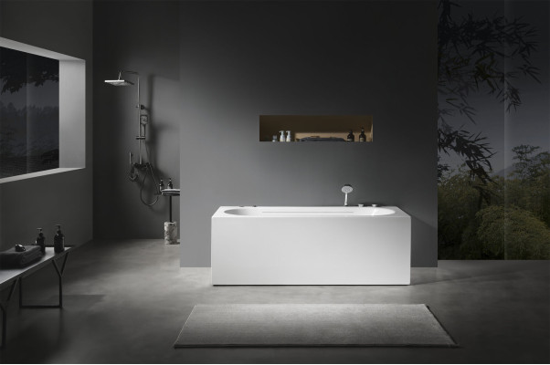 Luxus Wanne Whirlpool Sprudel Massagedüsen Badewanne Whirlwanne LED