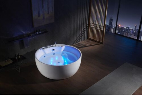 Indoor Whirlpool Badewanne Whirlwanne Wasserstrahlen Spa Wanne Relax 