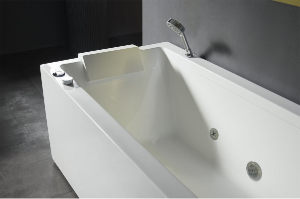 Luxus Indoor Whirlpool Badewanne Whirlwanne Home Spa Weiß Wanne Relax