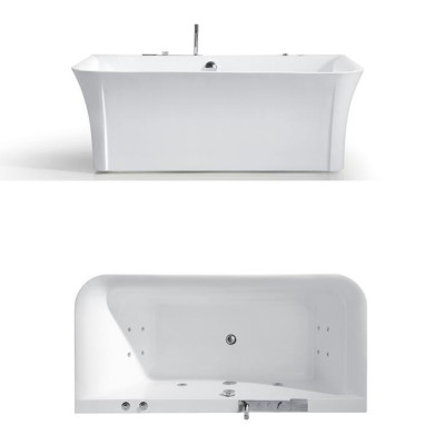 Badewanne Whirlwanne Indoor Whirlpool Home Spa Weiß Wanne
