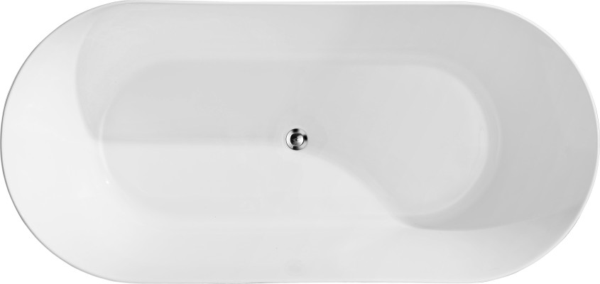 Badezimmer Acryl Badewanne Wanne Weiß Standbadewanne Zeitgenössisch