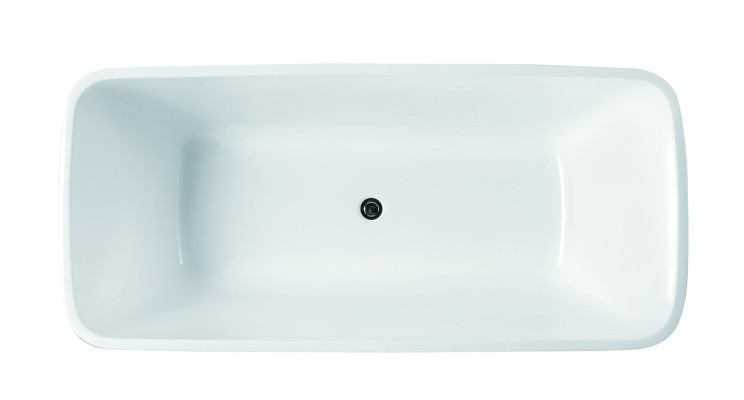 Badewanne Badezimmer Acryl Wanne Weiß Standbadewanne Zeitgenössisch