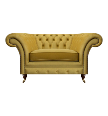 Chesterfield Sessel Gelb Polstersitz Chesterfield Couch Wohnzimmer Einrichtung