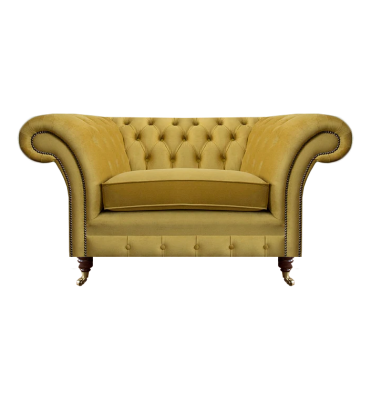 Neu Luxus Sessel Gelb Sitz Einrichtung Chesterfield Wohnzimmer Textil