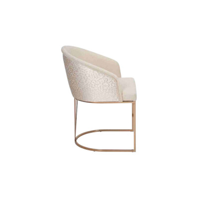 Gruppe Garnitur Stühle 6x Stuhl Set Textil Polster Sitz Edelstahl Esszimmer Neu